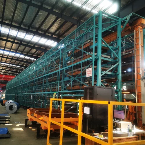 Intelligent Automated Warehouse leverages automation and AI for efficient storage management, maximizing space utilization and logistics performance, ideal for smart factories.
