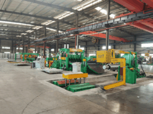 Leveling machines flatten and straighten metal coils/sheets for precision manufacturing.