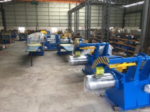 Precisely cuts metal coils into narrow strips for automotive, electronics and precision manufacturing applications.